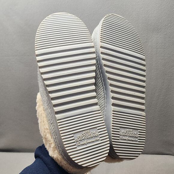 Dearfoams Women's Slide Scuff Slippers with Memory Foam (Large (9-10), Grey NWOB - Picture 6 of 8